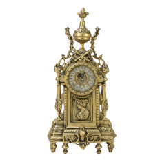 Часы каминные &quot;Виктория&quot; 44х22х11см (бронза, золото) Португалия
