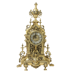 Часы каминные &quot;Эмануэль&quot; 55x30x13см (бронза, золото) Португалия