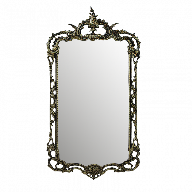 Зеркало настенное "Розали" 79х40см (бронза, антик) Португалия