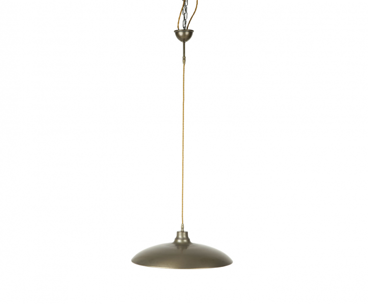 Потолочный светильник Люстра "Ретро" латунный плафон 50см, 97х50см 60W E27 (латунь, антик) Италия