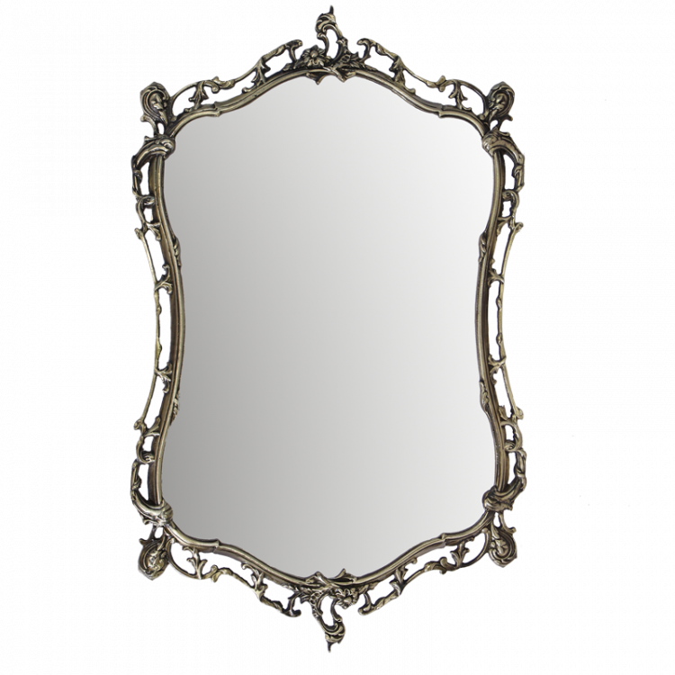 Зеркало настенное "Жардим" 86х54см (бронза, антик) Португалия