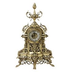 Часы каминные &quot;Пинья&quot; 58х33х18см (бронза, золото) Португалия