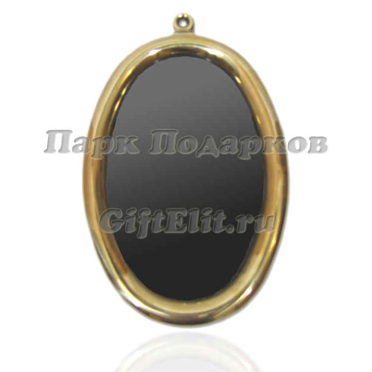 Рамка для фотографий "Медальон mini" 8х12,5см (латунь, золото) Италия