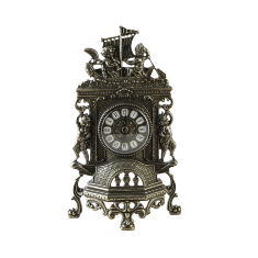 Часы каминные плоские &quot;Амуры&quot; 40х24х7см (латунь, антик) Италия