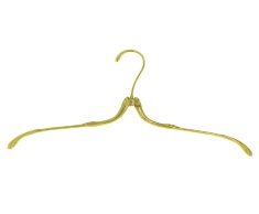 Вешалка гардеробная Плечики 42х18х1см (латунь, золото) Италия