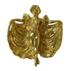 Панно настенное "Богиня" (золотая латунь)